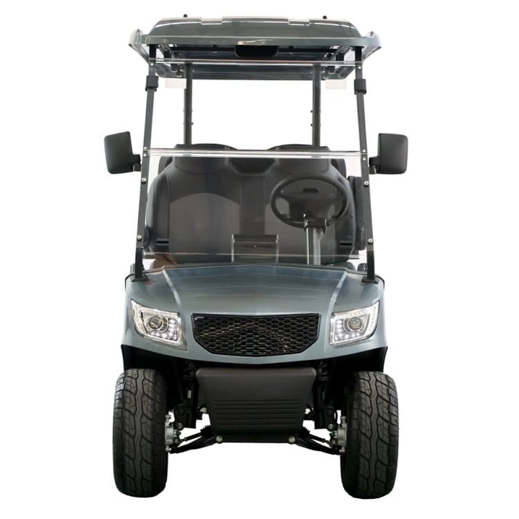 6 seater electric golf buggy with a rear flip seat