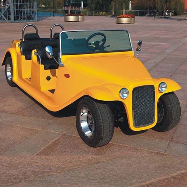6 seater electric vintage buggy in a 1930s open tourer body