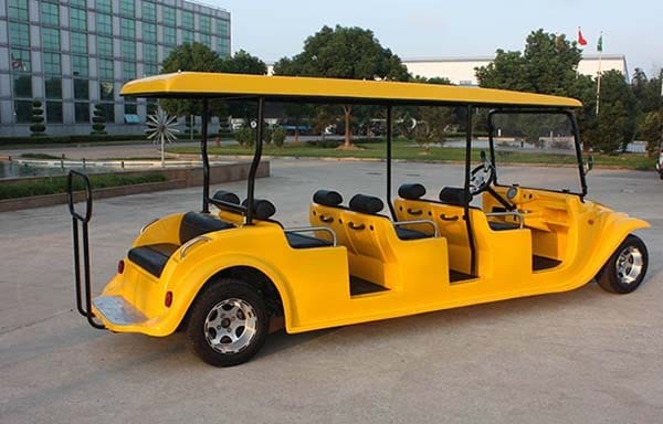 8 seater electric vintage buggy in a 1930s open tourer body