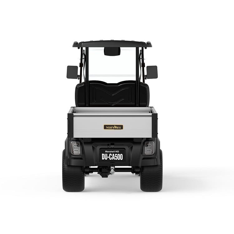 Electric utility vehicle with a 1.8 m hydraulic tipping bed